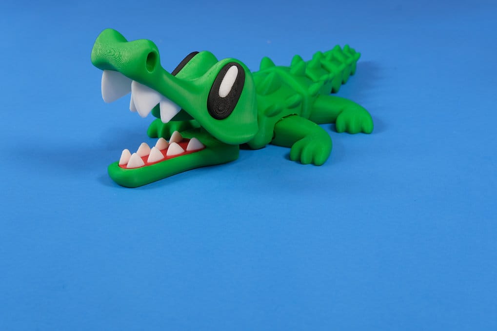 Blob Crocodile Flexi Model π β Articulated 3D Printed Croc - Image 2