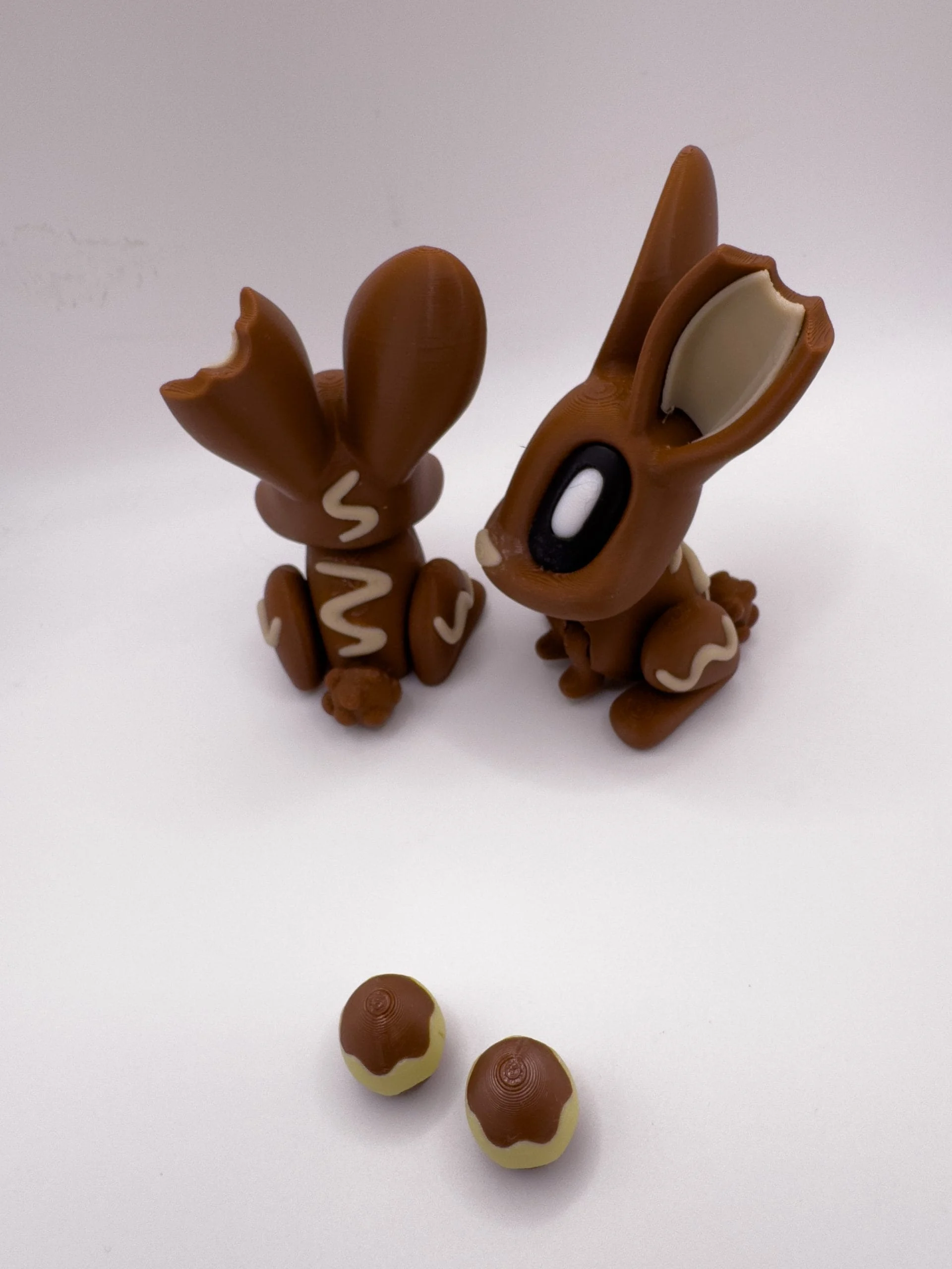 Choco Bunny – Limited Edition 3D Printed Chocolate Bunny Figurine - Image 3