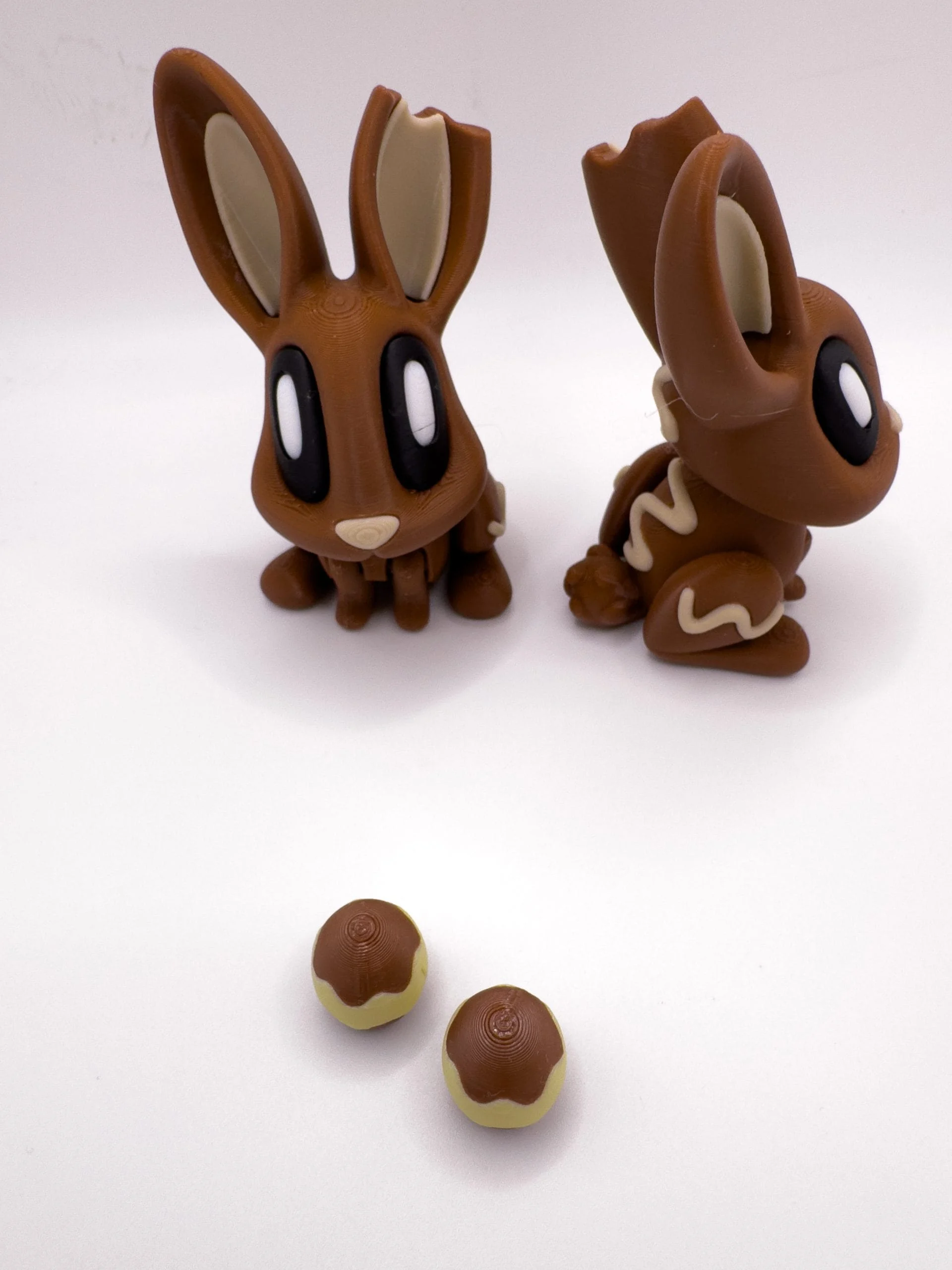 Choco Bunny – Limited Edition 3D Printed Chocolate Bunny Figurine - Image 4