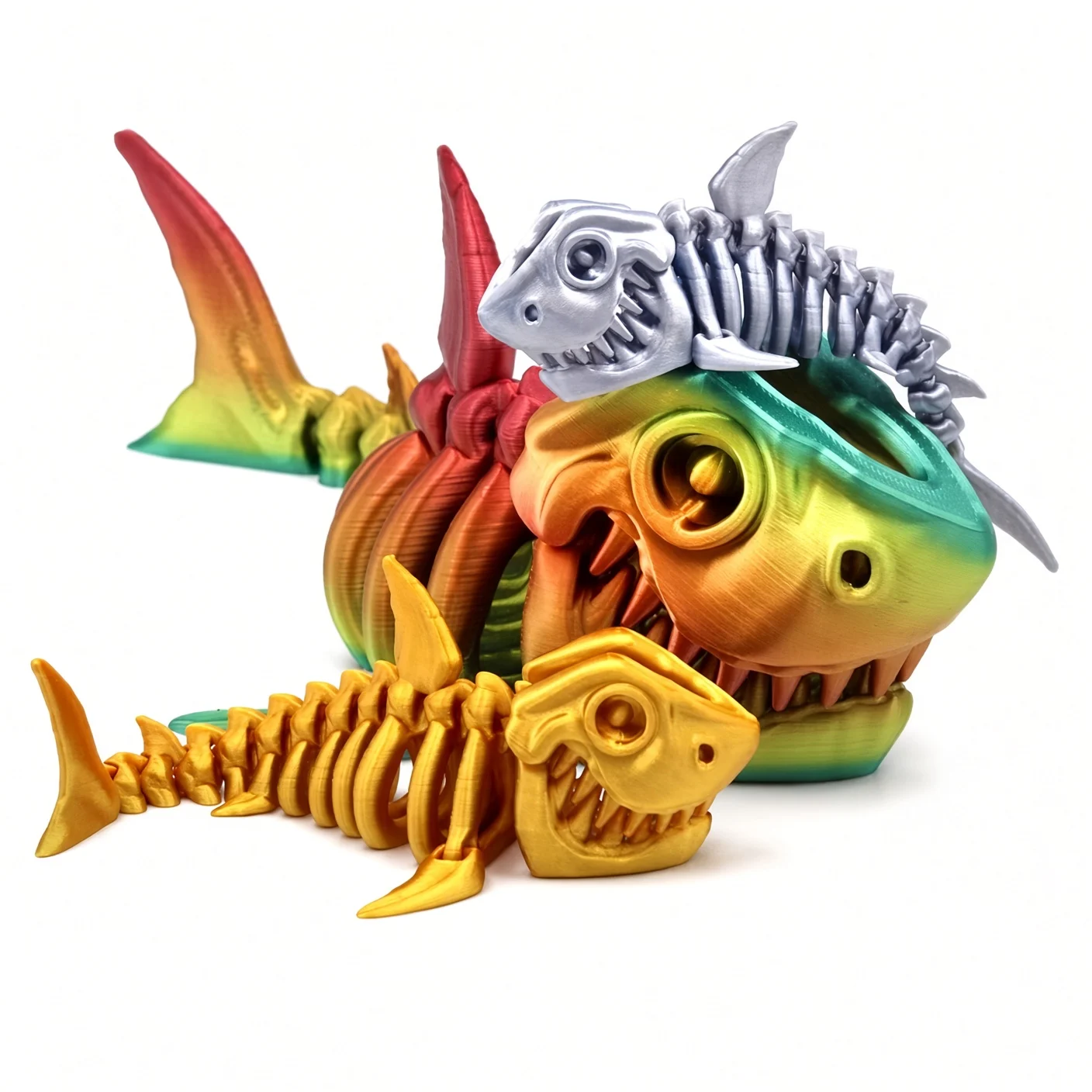 Flexi Factory Skeleton Shark 3D printed model