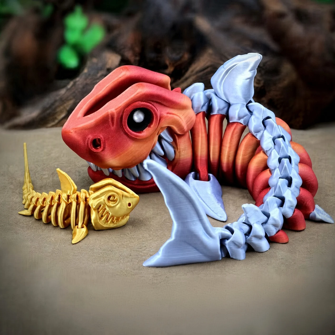 Articulated Skeleton Shark model by Flexi Factory