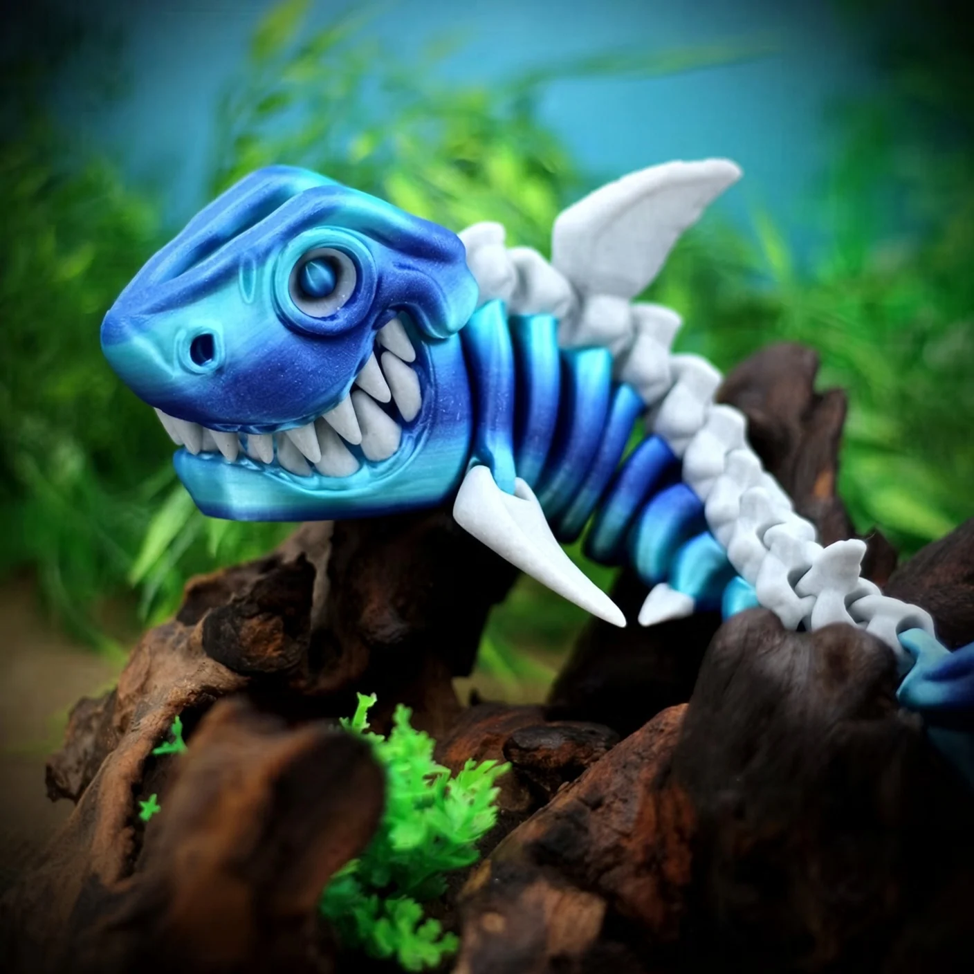 Skeleton Shark articulated 3D print by Flexi Factory