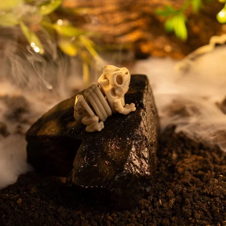 Baby skeleton frog 3D printed by Vivyd
