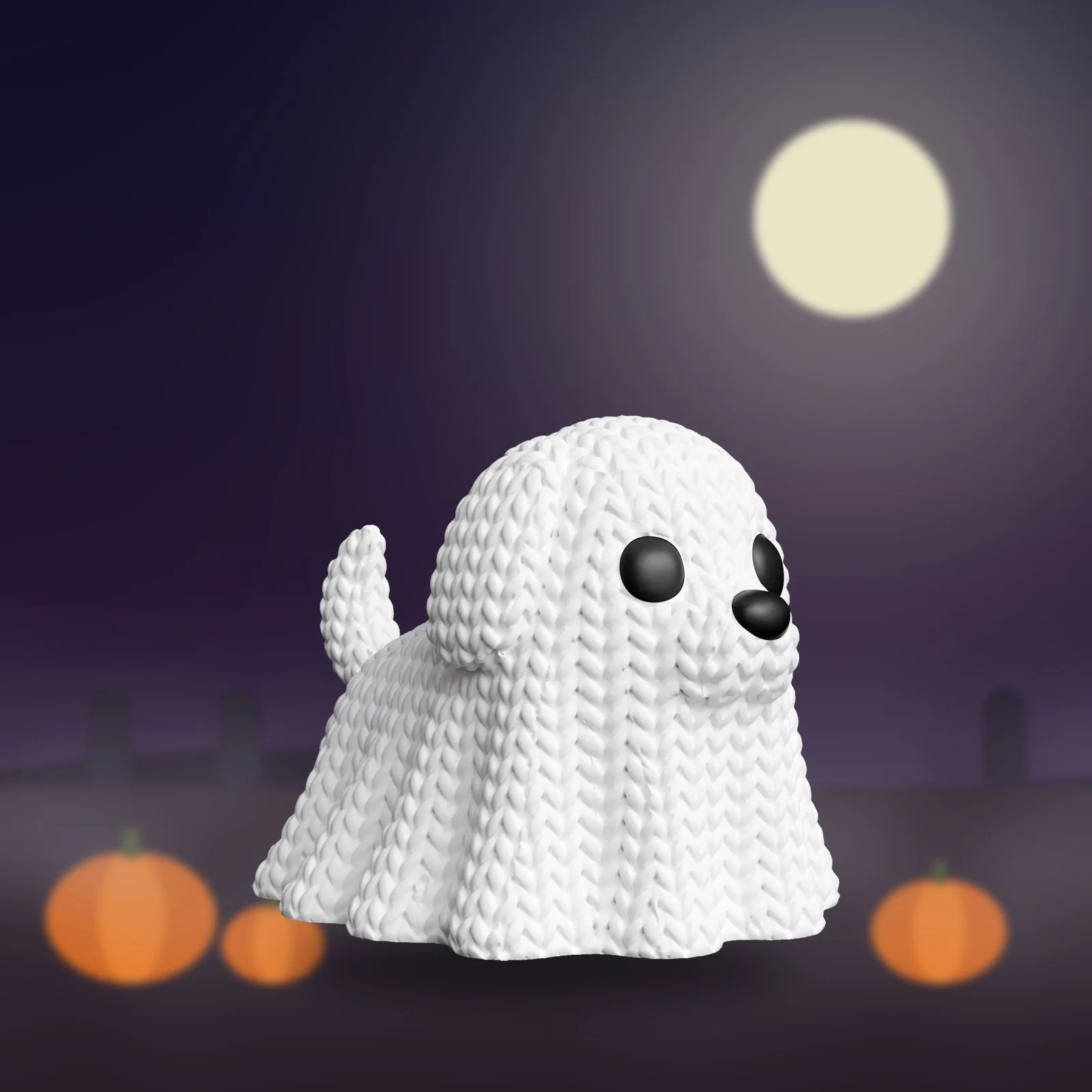 Ghost Dog Halloween decoration