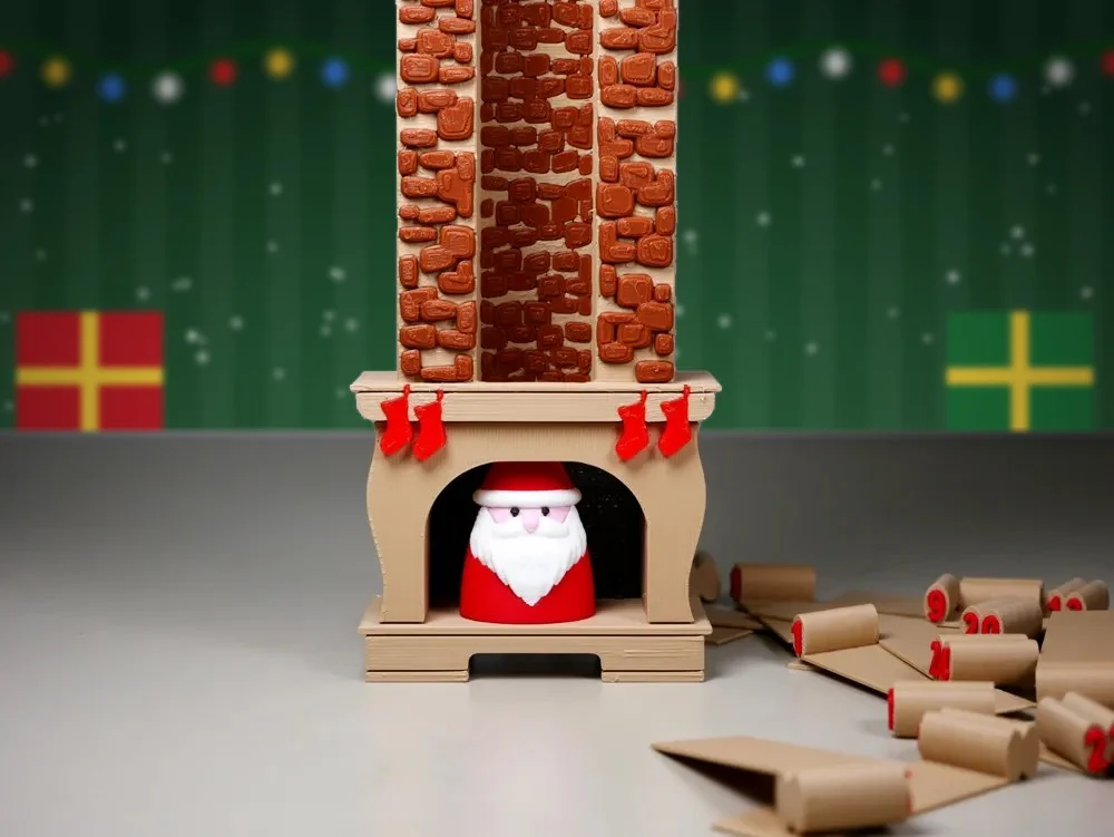Santa Chimney Advent Calendar - Image 2