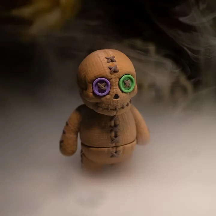 Tiny voodoo doll 3D printed by Vivyd